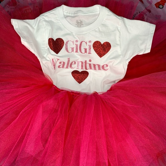 Toddler Valentine’s Day tutu - Picture 5 of 6